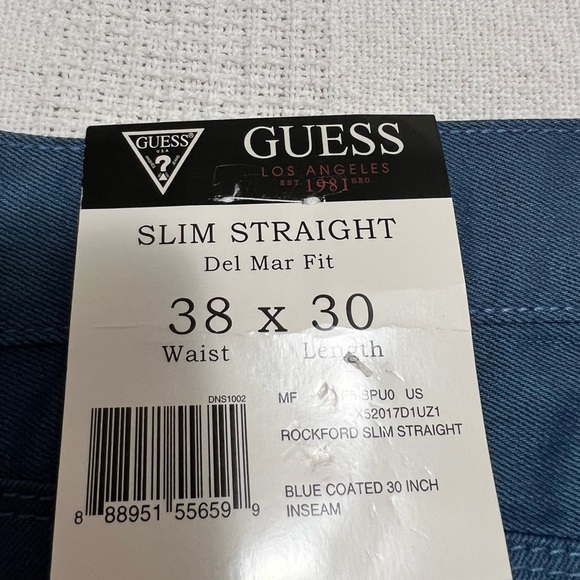 Guess pants SLIM STRAIGHT Feet Men - Picture 7 of 10